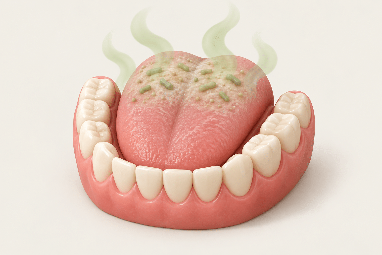 Bad breath illustration