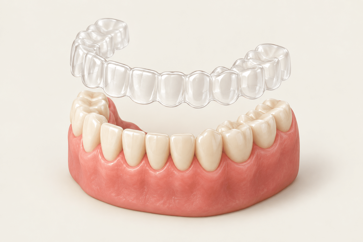 Clear aligners illustration