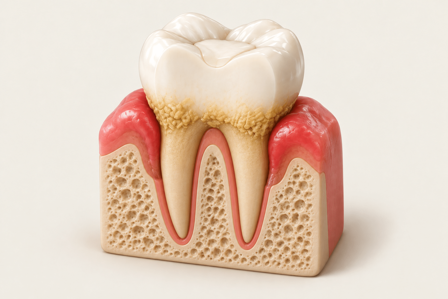 Gum disease illustration